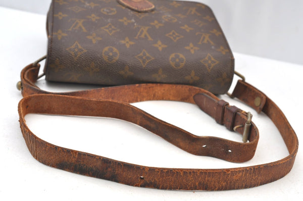 Auth Louis Vuitton Monogram Cartouchiere MM Shoulder Bag Old Model LV Junk K5128