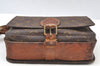 Auth Louis Vuitton Monogram Cartouchiere MM Shoulder Bag Old Model LV Junk K5128