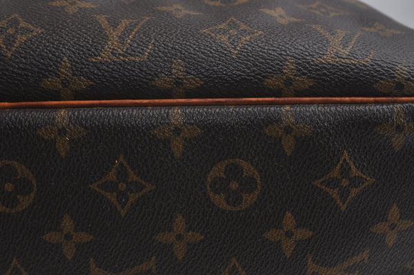 Authentic Louis Vuitton Monogram Deauville Hand Bag M47270 LV K5130