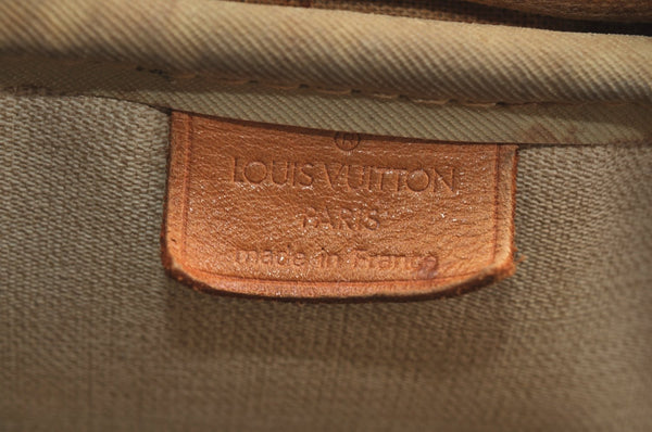 Authentic Louis Vuitton Monogram Deauville Hand Bag M47270 LV K5130