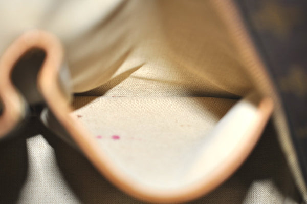 Authentic Louis Vuitton Monogram Deauville Hand Bag M47270 LV K5130