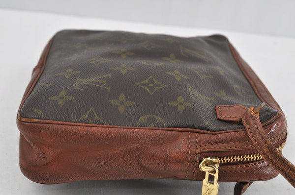 Authentic Louis Vuitton Monogram Pochette Sport Clutch Hand Bag Old Model K5131