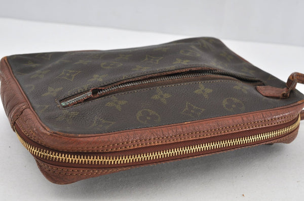 Authentic Louis Vuitton Monogram Pochette Sport Clutch Hand Bag Old Model K5131