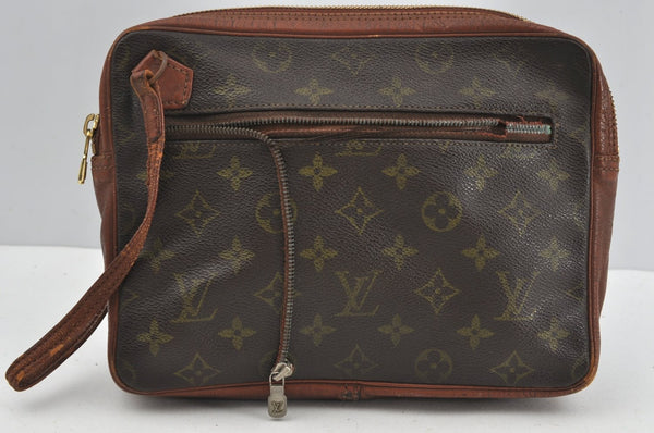 Authentic Louis Vuitton Monogram Pochette Sport Clutch Hand Bag Old Model K5131
