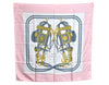 Authentic HERMES Carre 90 Scarf "BRIDES de GALA" Silk Pink Gray White K5132