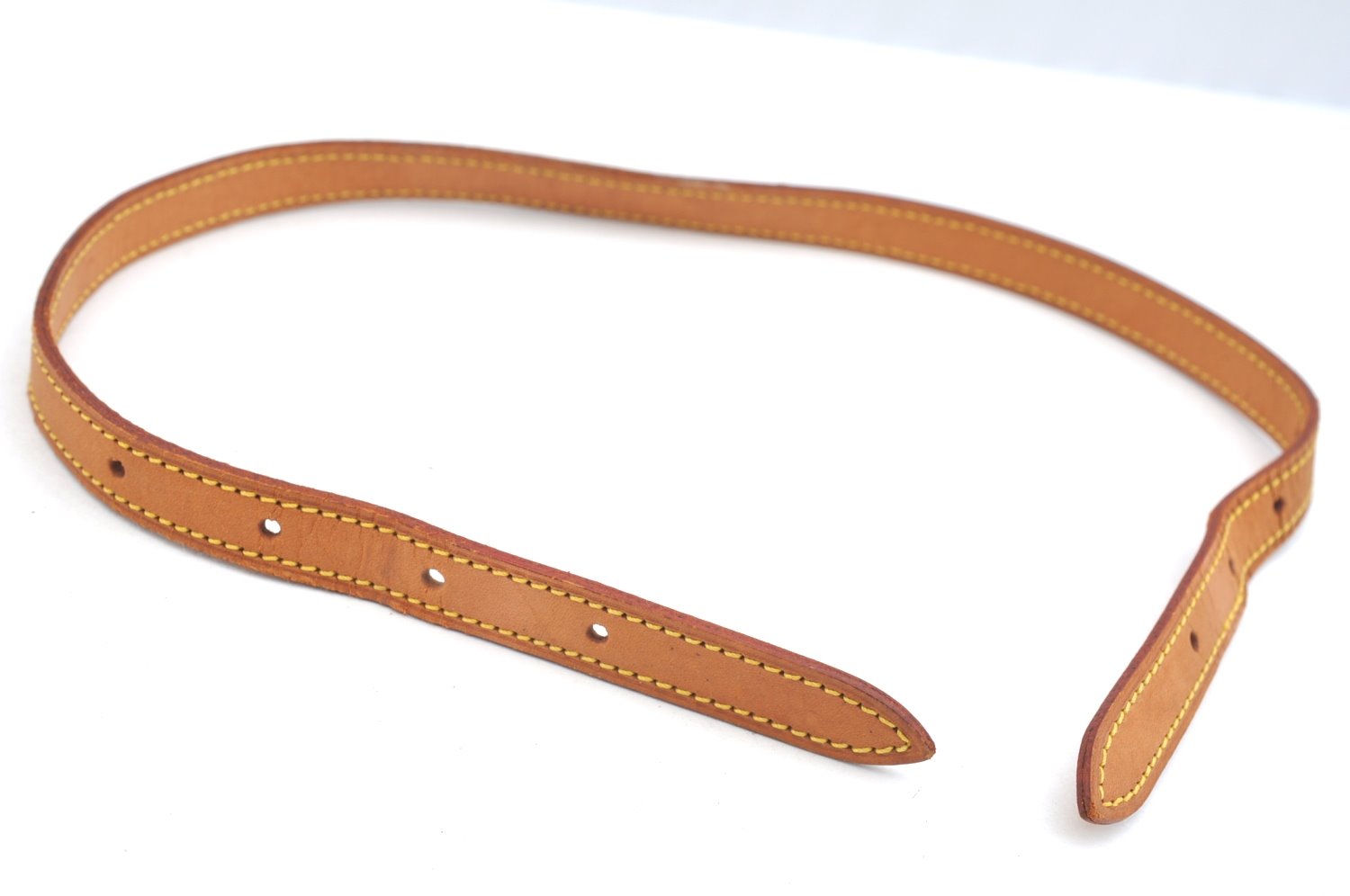 Auth Louis Vuitton Leather Shoulder Strap For Bucket PM 27.6