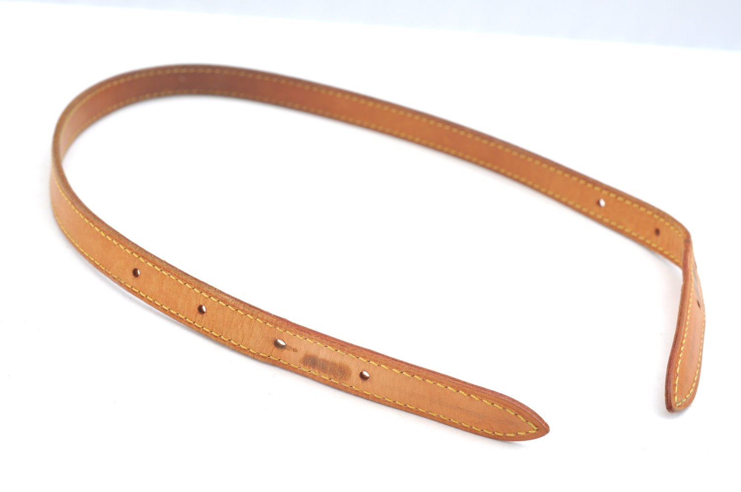 Auth Louis Vuitton Leather Shoulder Strap For Bucket PM 27.6