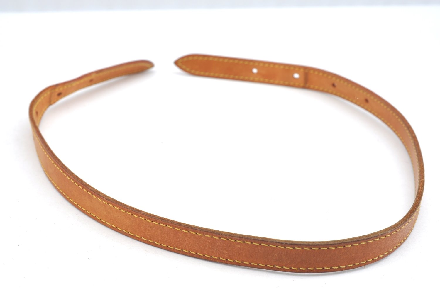 Auth Louis Vuitton Leather Shoulder Strap For Bucket PM 27.6