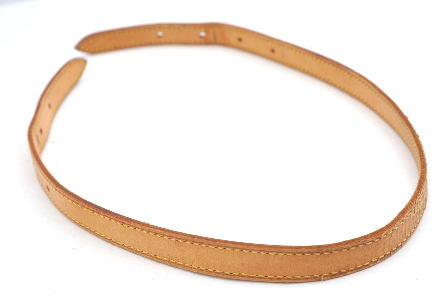 Auth Louis Vuitton Leather Shoulder Strap For Bucket PM 27.6