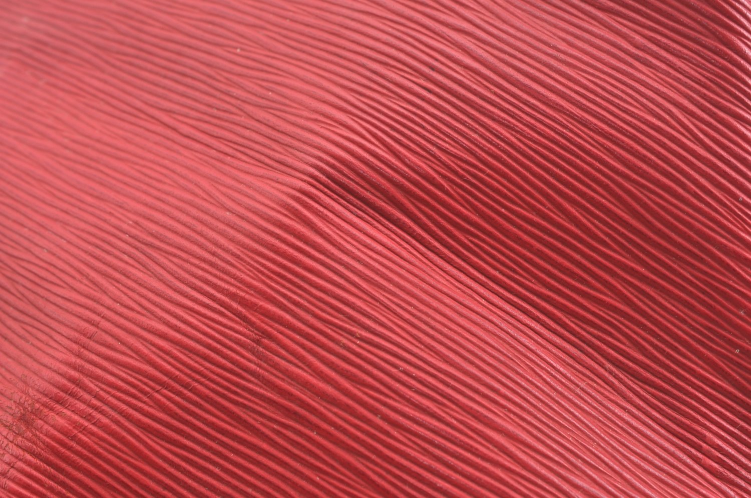 Authentic Louis Vuitton Epi Petit Noe Shoulder Drawstring Bag M44107 Red K5145