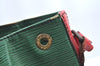 Auth Louis Vuitton Epi Petit Noe Bi-color Green x Red Drawstring Bag Junk K5146