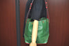 Auth Louis Vuitton Epi Petit Noe Bi-color Green x Red Drawstring Bag Junk K5146