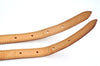 Auth Louis Vuitton Leather Shoulder Strap For Bucket GM 31.9" Beige 2Set K5152