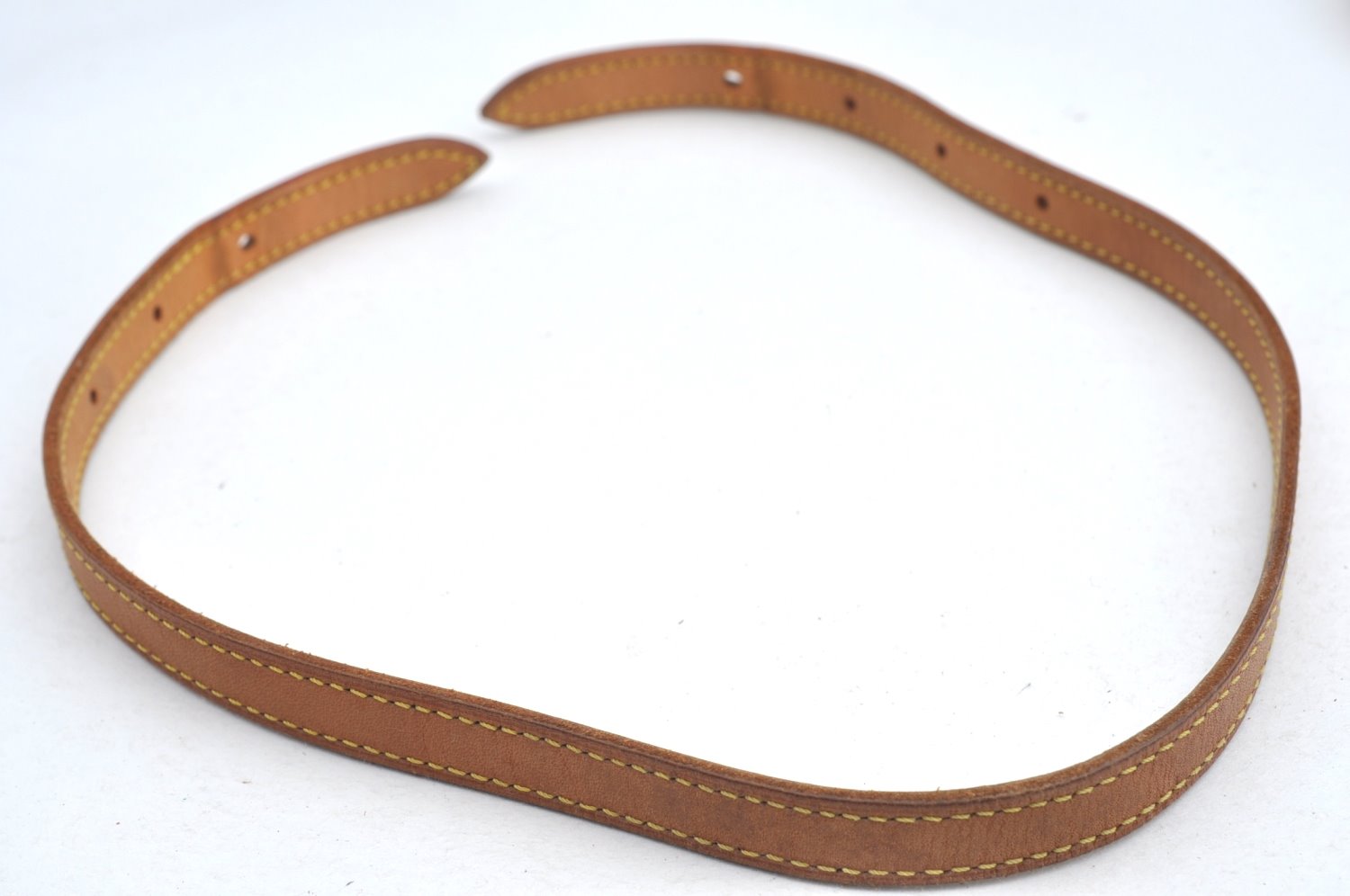 Auth Louis Vuitton Leather Shoulder Strap For Bucket PM 27.6