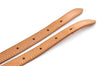 Auth Louis Vuitton Leather Shoulder Strap For Bucket PM 27.6" Beige 2Set K5156