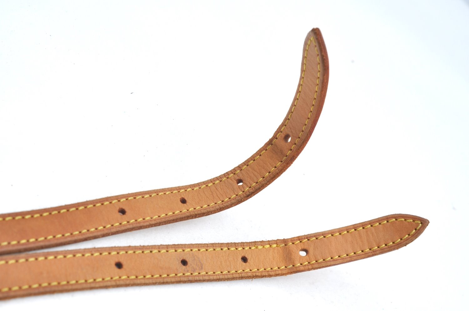 Auth Louis Vuitton Leather Shoulder Strap For Bucket PM 27.6