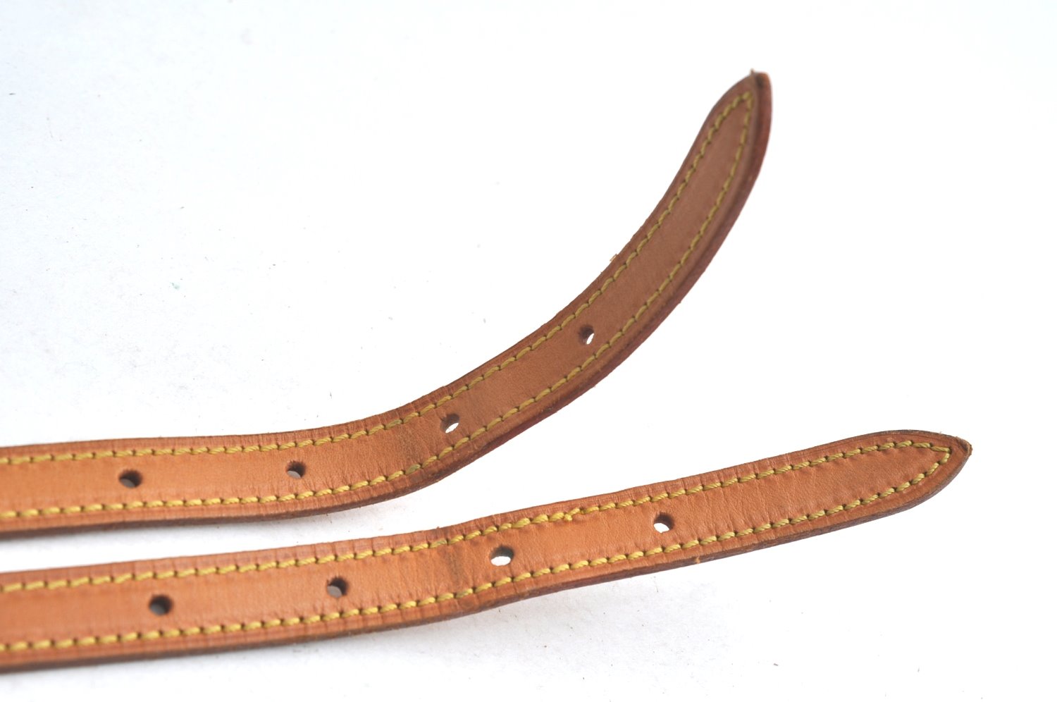 Auth Louis Vuitton Leather Shoulder Strap For Bucket PM 27.6