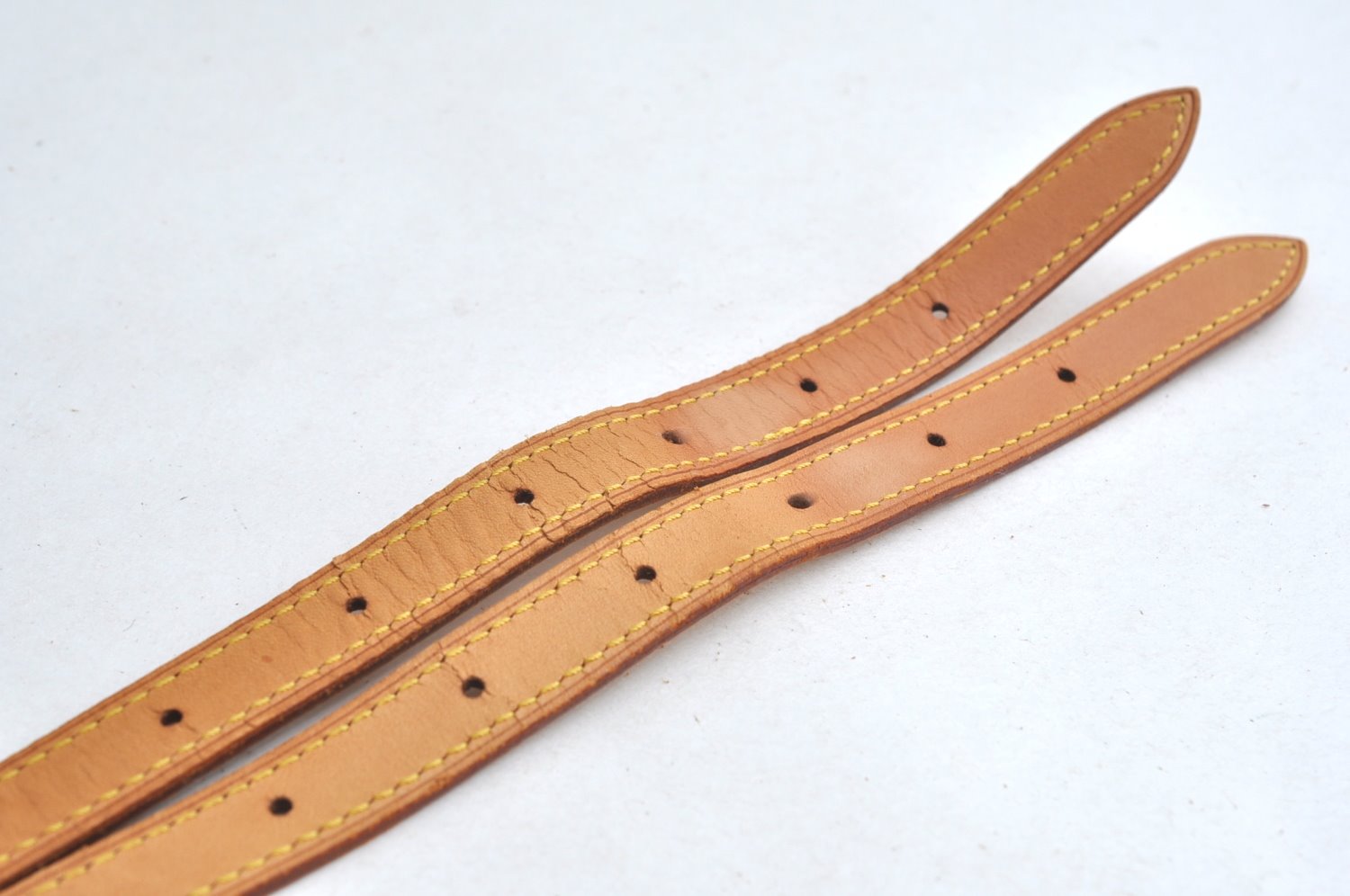 Auth Louis Vuitton Leather Shoulder Strap For Bucket GM 31.9