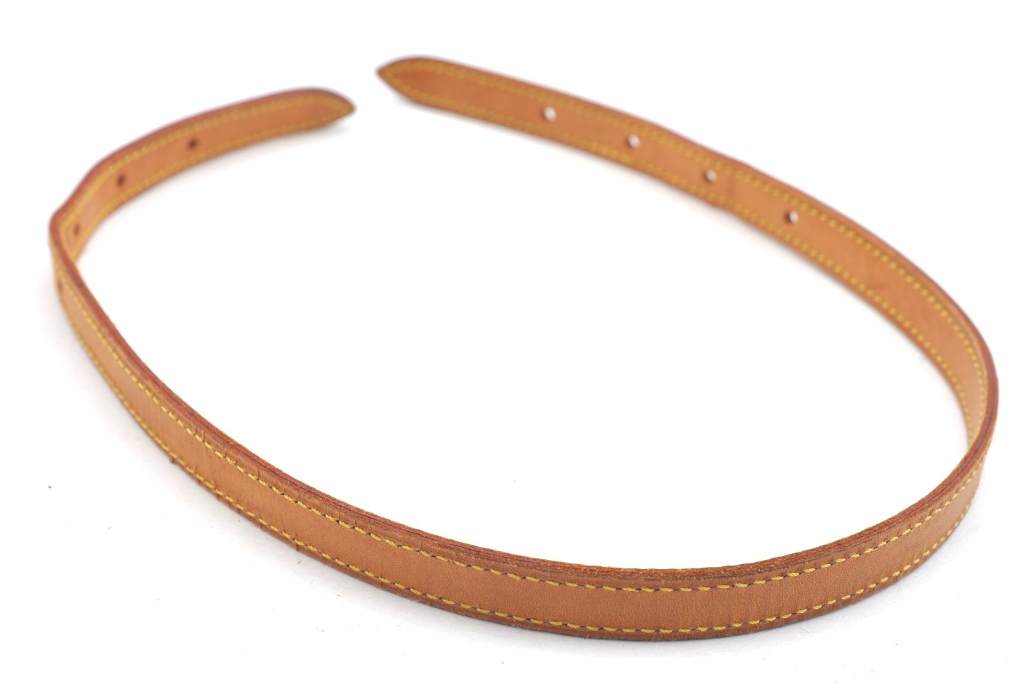 Auth Louis Vuitton Leather Shoulder Strap For Bucket PM 27.6