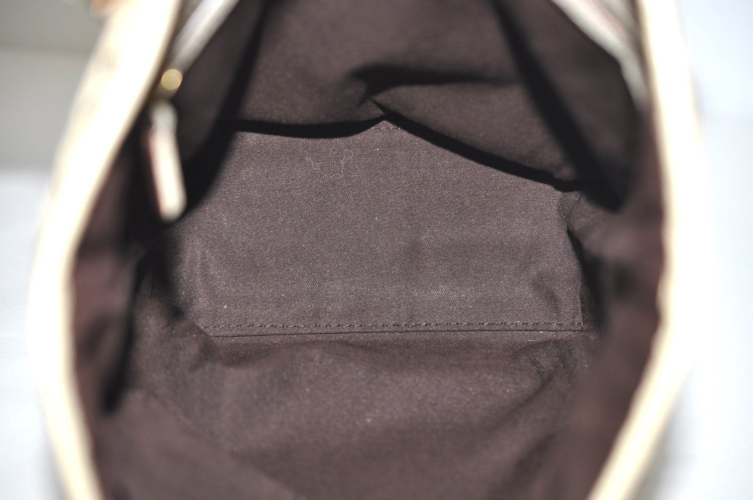 Authentic GUCCI Shoulder Tote Bag Purse GG Canvas Leather 153361 Brown K5165