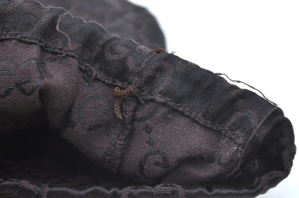 Authentic GUCCI Shoulder Tote Bag Purse GG Canvas Leather 153361 Brown K5165