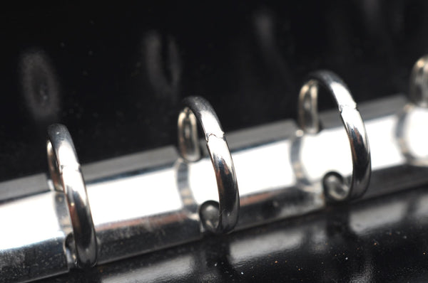 Authentic GUCCI Notebook Cover GG Nylon Leather Black K5173