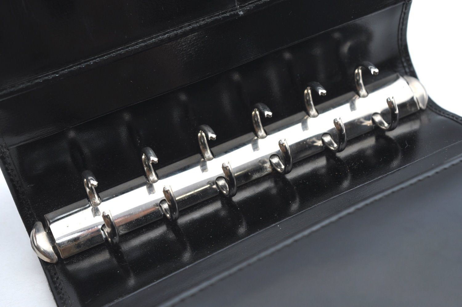 Authentic GUCCI Notebook Cover GG Nylon Leather Black K5173