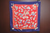 Authentic HERMES Carre 90 Scarf "Couvee d'Hermes" Silk Navy Blue Red Box K5182