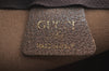 Authentic GUCCI GG Plus Clutch Hand Bag Purse PVC Leather Brown K5183