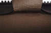 Authentic GUCCI GG Plus Clutch Hand Bag Purse PVC Leather Brown K5183