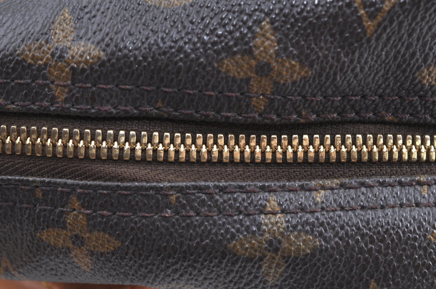 Authentic Louis Vuitton Monogram Deauville Hand Bag M47270 LV K5185