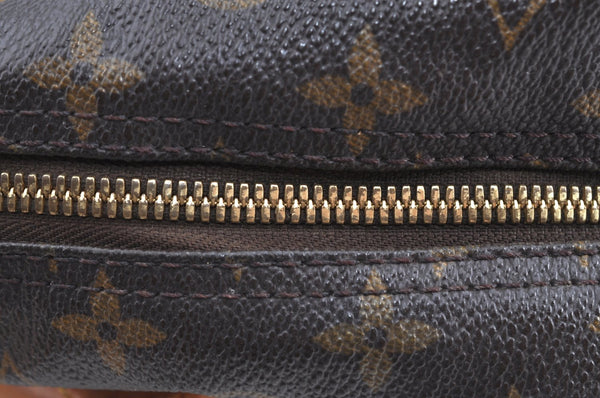 Authentic Louis Vuitton Monogram Deauville Hand Bag M47270 LV K5185