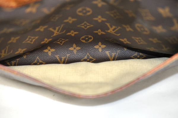 Authentic Louis Vuitton Monogram Deauville Hand Bag M47270 LV K5185