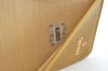 Authentic CHANEL Caviar Skin CoCo Mark Agenda Notebook Cover Yellow K5186