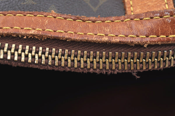 Authentic Louis Vuitton Monogram Sac Souple 35 Hand Boston Bag Old Model Junk K5187