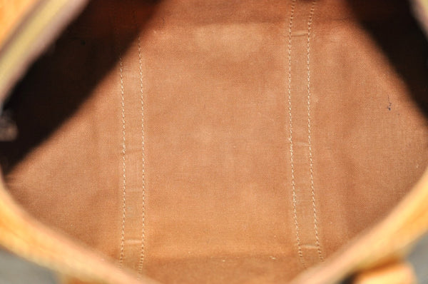 Authentic Louis Vuitton Monogram Sac Souple 35 Hand Boston Bag Old Model Junk K5187