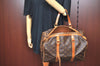 Authentic Louis Vuitton Monogram Sac Souple 35 Hand Boston Bag Old Model Junk K5187