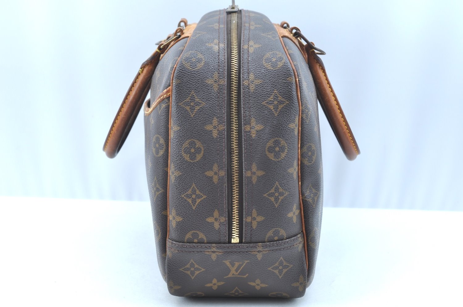 Authentic Louis Vuitton Monogram Deauville Hand Bag M47270 LV K5192