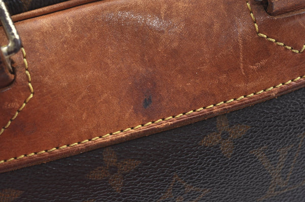 Authentic Louis Vuitton Monogram Deauville Hand Bag M47270 LV K5192