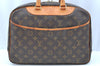 Authentic Louis Vuitton Monogram Deauville Hand Bag M47270 LV K5193