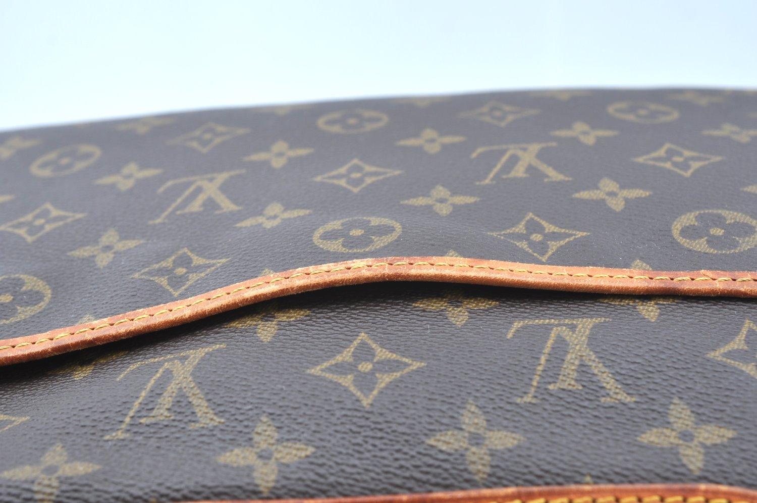 Authentic Louis Vuitton Monogram Deauville Hand Bag M47270 LV K5193