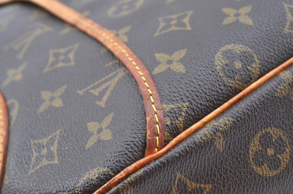 Authentic Louis Vuitton Monogram Deauville Hand Bag M47270 LV K5193