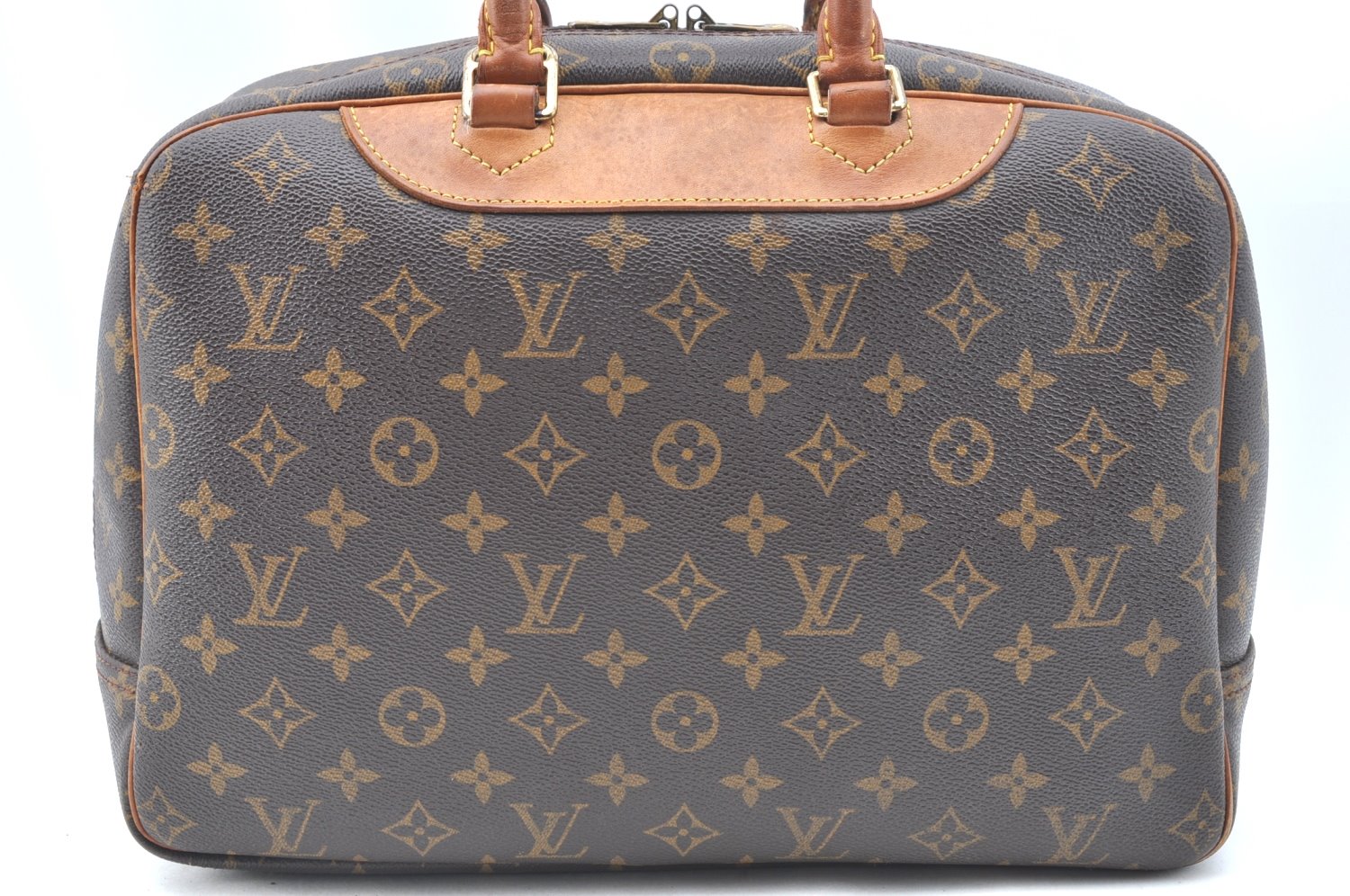 Authentic Louis Vuitton Monogram Deauville Hand Bag M47270 LV K5194