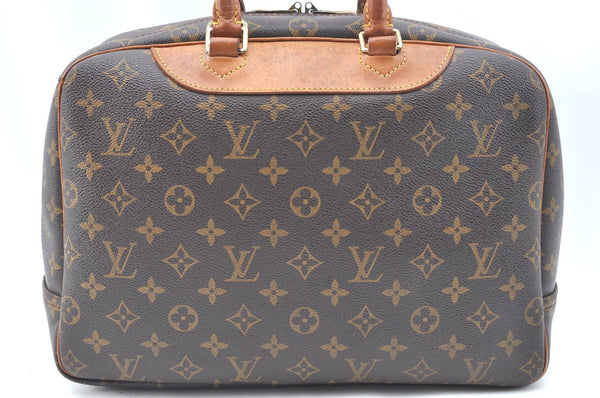 Authentic Louis Vuitton Monogram Deauville Hand Bag M47270 LV K5194