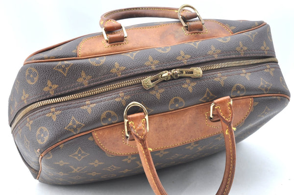 Authentic Louis Vuitton Monogram Deauville Hand Bag M47270 LV K5194