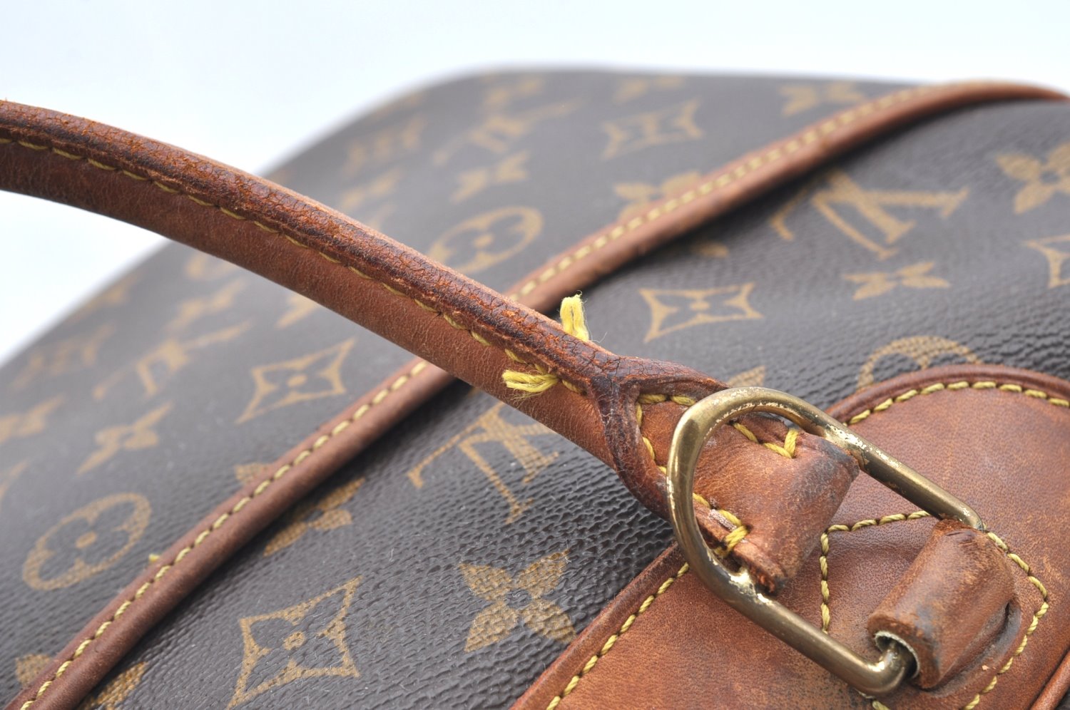 Authentic Louis Vuitton Monogram Deauville Hand Bag M47270 LV K5194