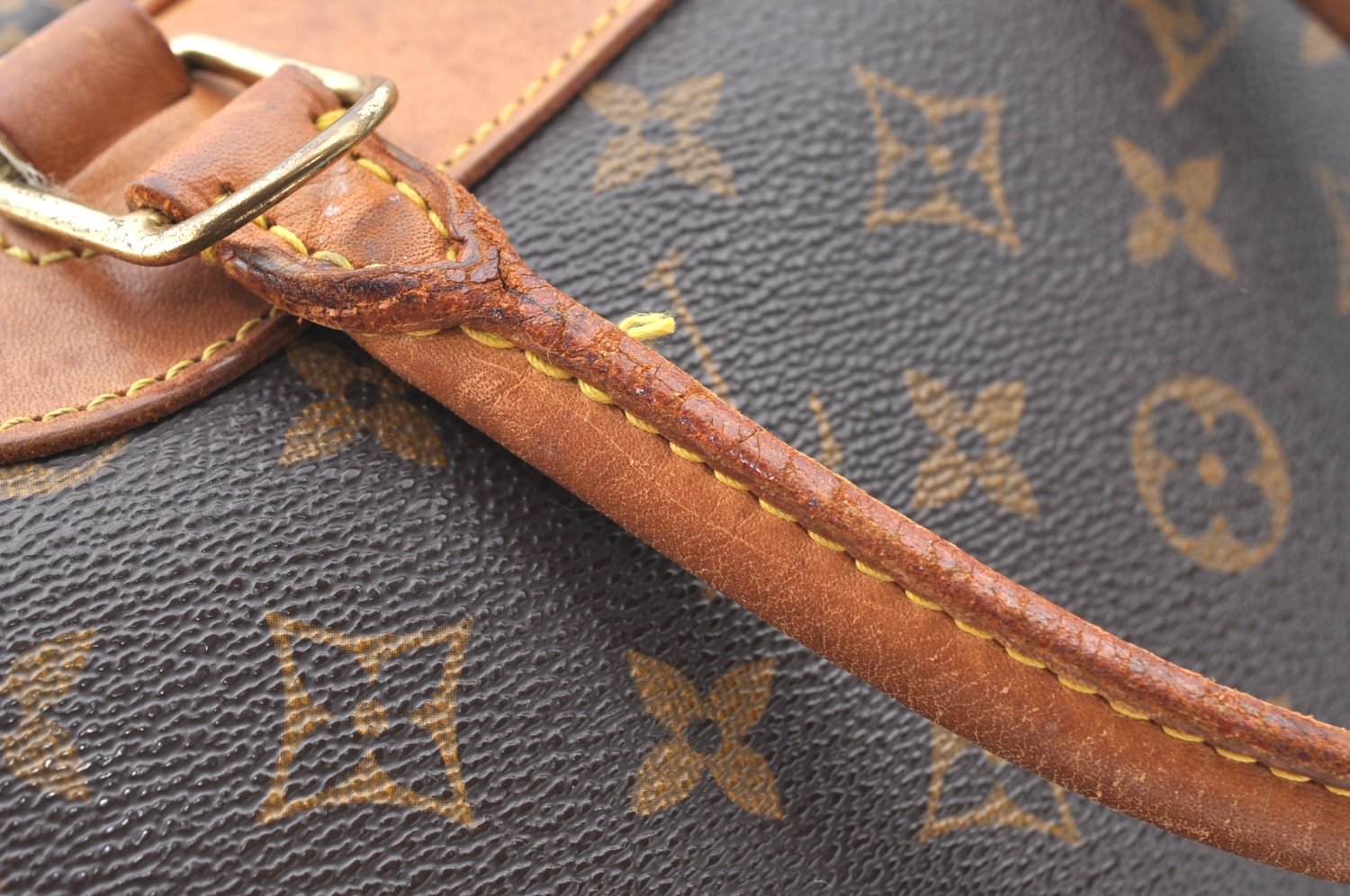 Authentic Louis Vuitton Monogram Deauville Hand Bag M47270 LV K5194