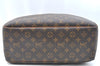Authentic Louis Vuitton Monogram Deauville Hand Bag M47270 LV K5194