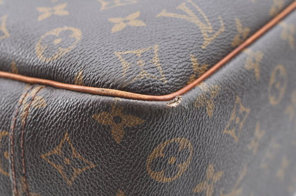 Authentic Louis Vuitton Monogram Deauville Hand Bag M47270 LV K5194