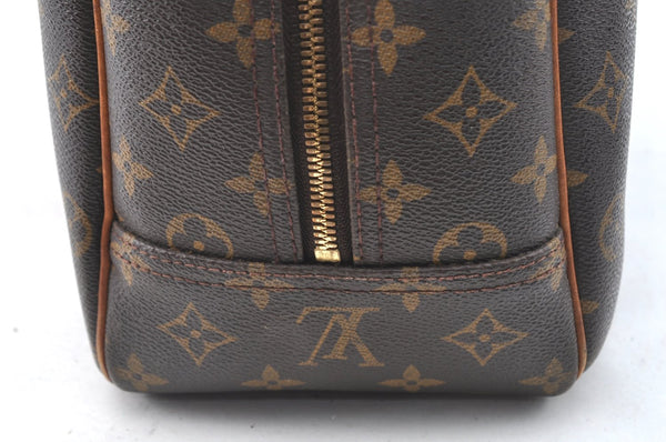 Authentic Louis Vuitton Monogram Deauville Hand Bag M47270 LV K5194